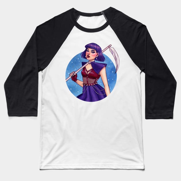 Girl Gang Sailor Saturn Baseball T-Shirt by imawonder